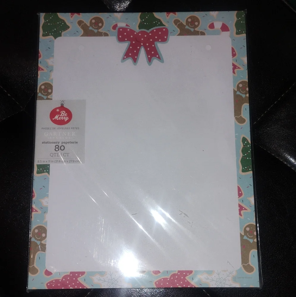Be Merry Stationery By Gartner Studios 80 Sheets NEW
